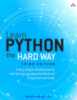 Learn Python the Hard Way, 3rd Edition.pdf